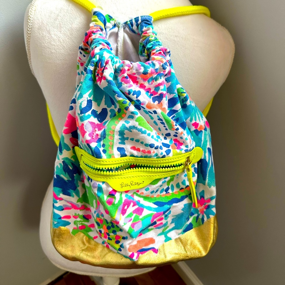 Lilly Pulitzer backpack.